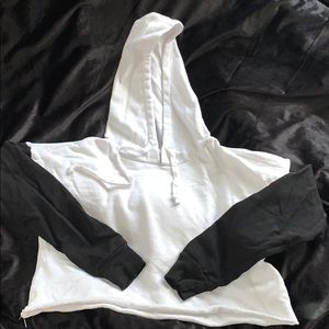 Cropped light weight hoodie